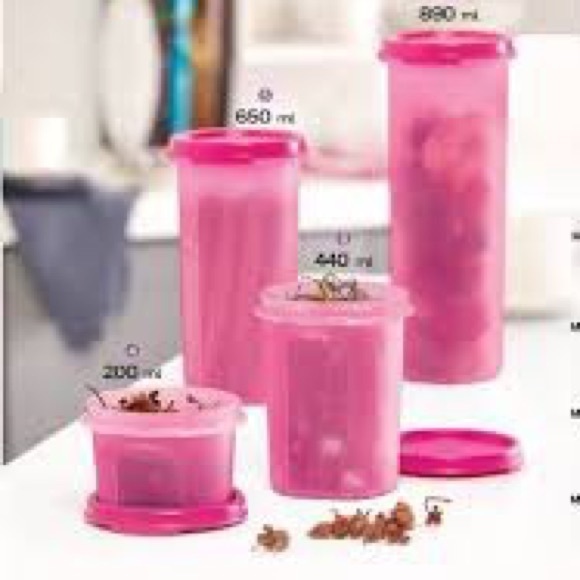 Tupperware Modular Mates Round Set  of 4 - Picture 3 of 10